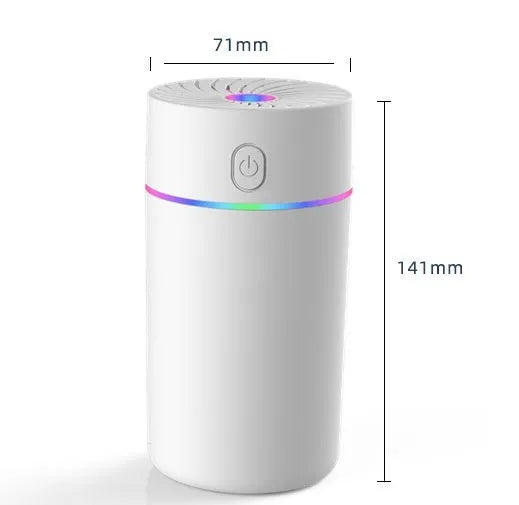 Car USB mini humidifier unit with aromatherapy function for vehicle air quality improvement