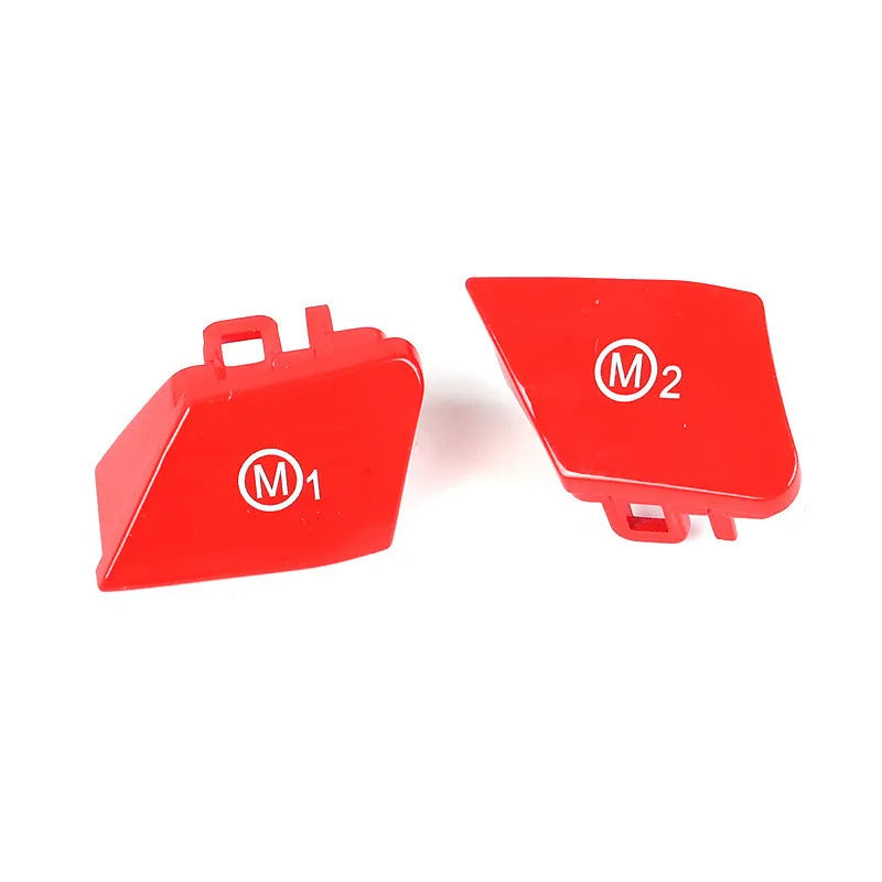 BMW steering wheel M1 M2 mode buttons in red and blue ABS plastic for F30 and F34 models