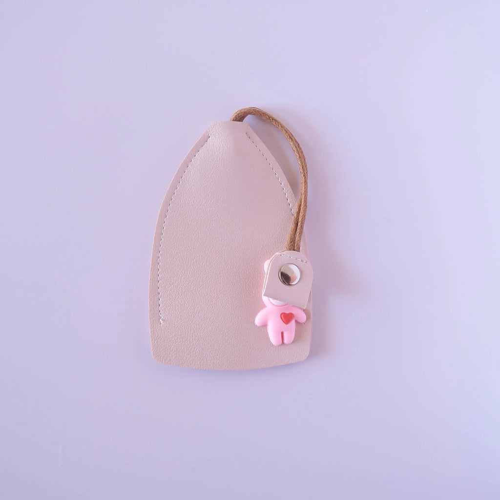 Universal large capacity PU leather car key case for keys and credit cards in multiple colours.