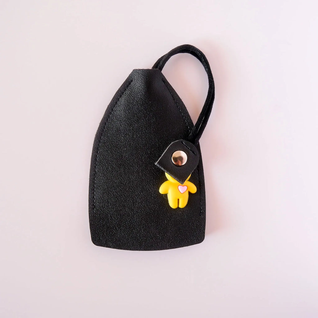 Universal large capacity PU leather car key case for keys and credit cards in multiple colours.