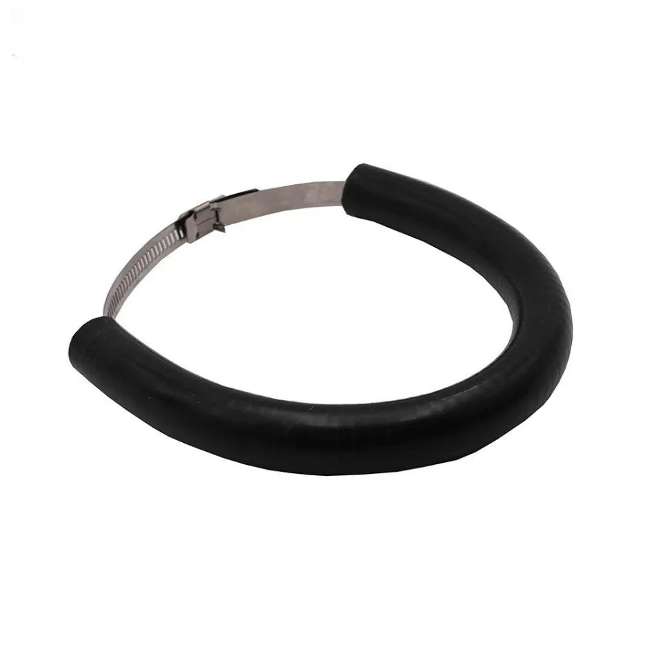 Universal motorcycle exhaust pipe anti-drop ring gasket in black, blue, and orange colour options