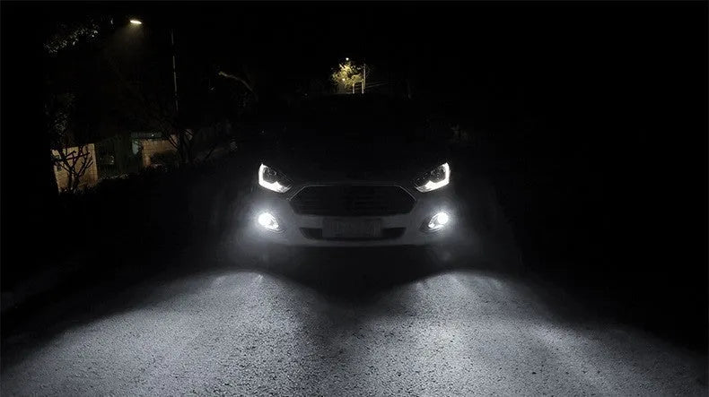 H11 H8 compatible 80W high power CSP LED car front fog lamp with aviation aluminium housing