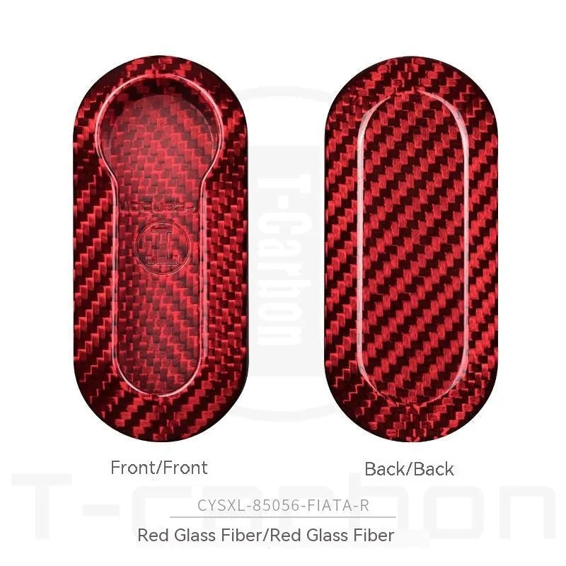 Carbon fibre and glass fibre replacement shell for a car remote key fob.