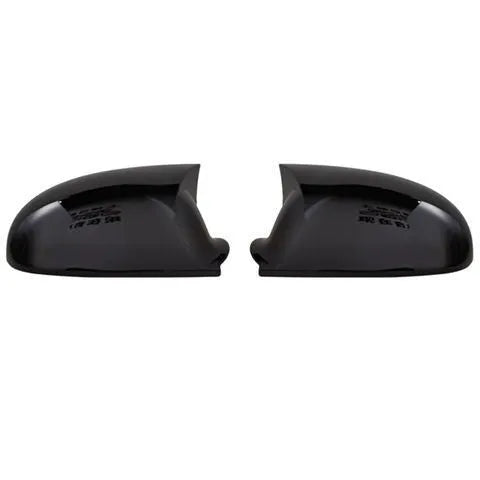 Pair of Horn Bright Black Volkswagen Sagitar exterior mirror housings for 2006-2011 models.