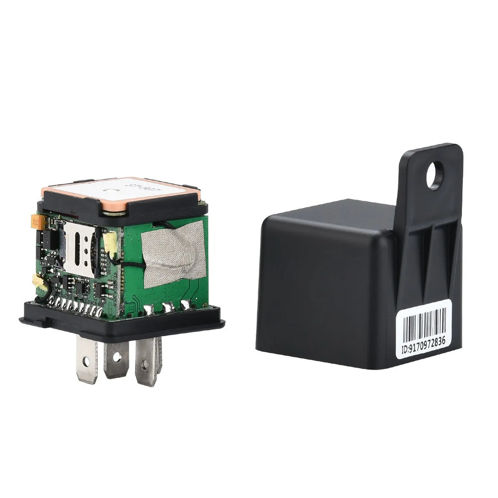 Compact GPS vehicle tracker with ABS plastic housing for electric scooter and motorcycle anti-theft protection