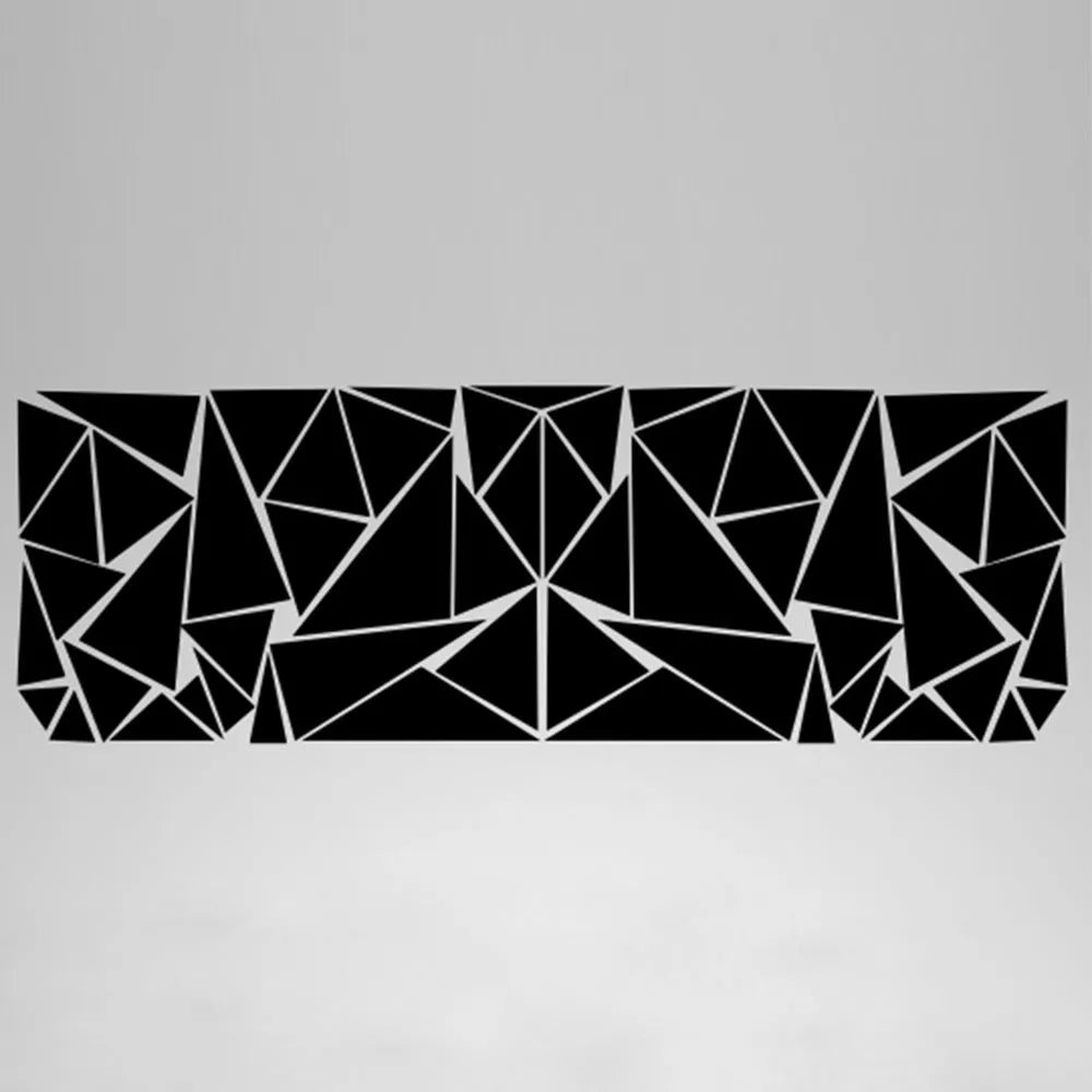 Large geometric pattern car modification vinyl sticker sheet in multiple colours.