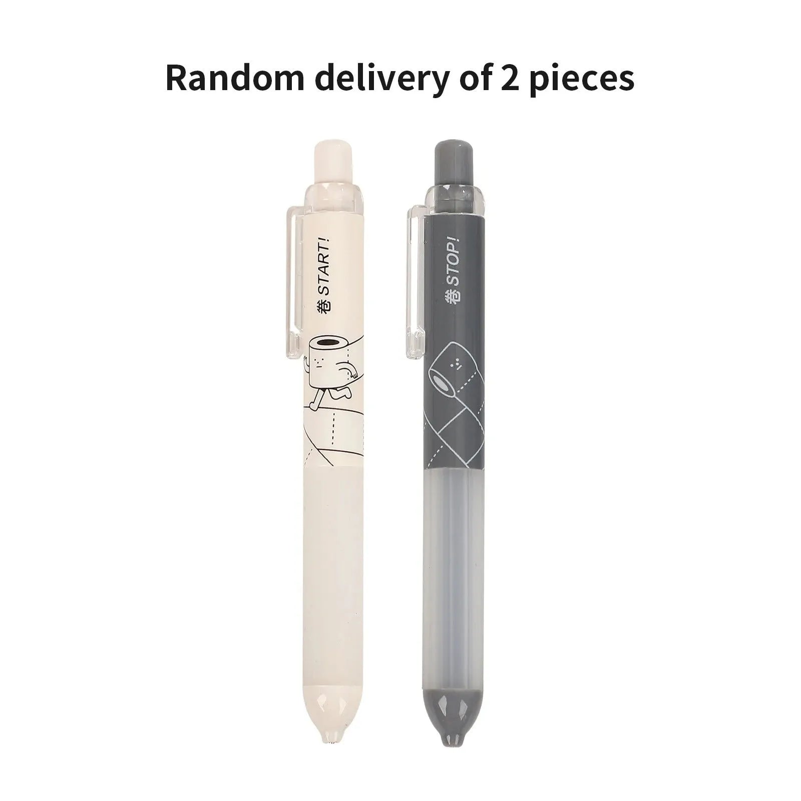 0.5mm automatic mechanical pencil with cloud grip design in white or black colour