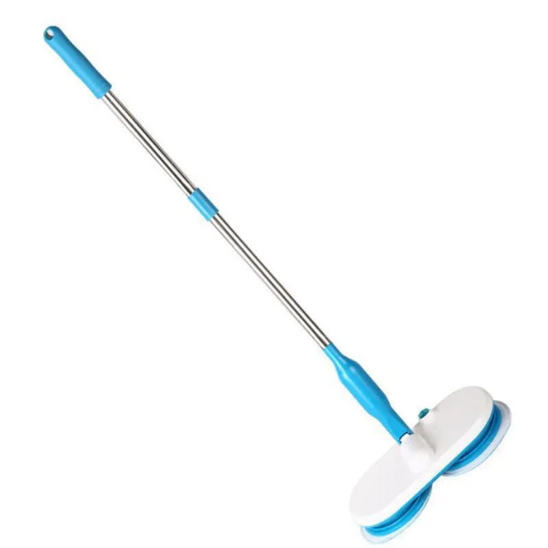 Wireless electric floor cleaning mop with USB charging port and multiple cleaning pads