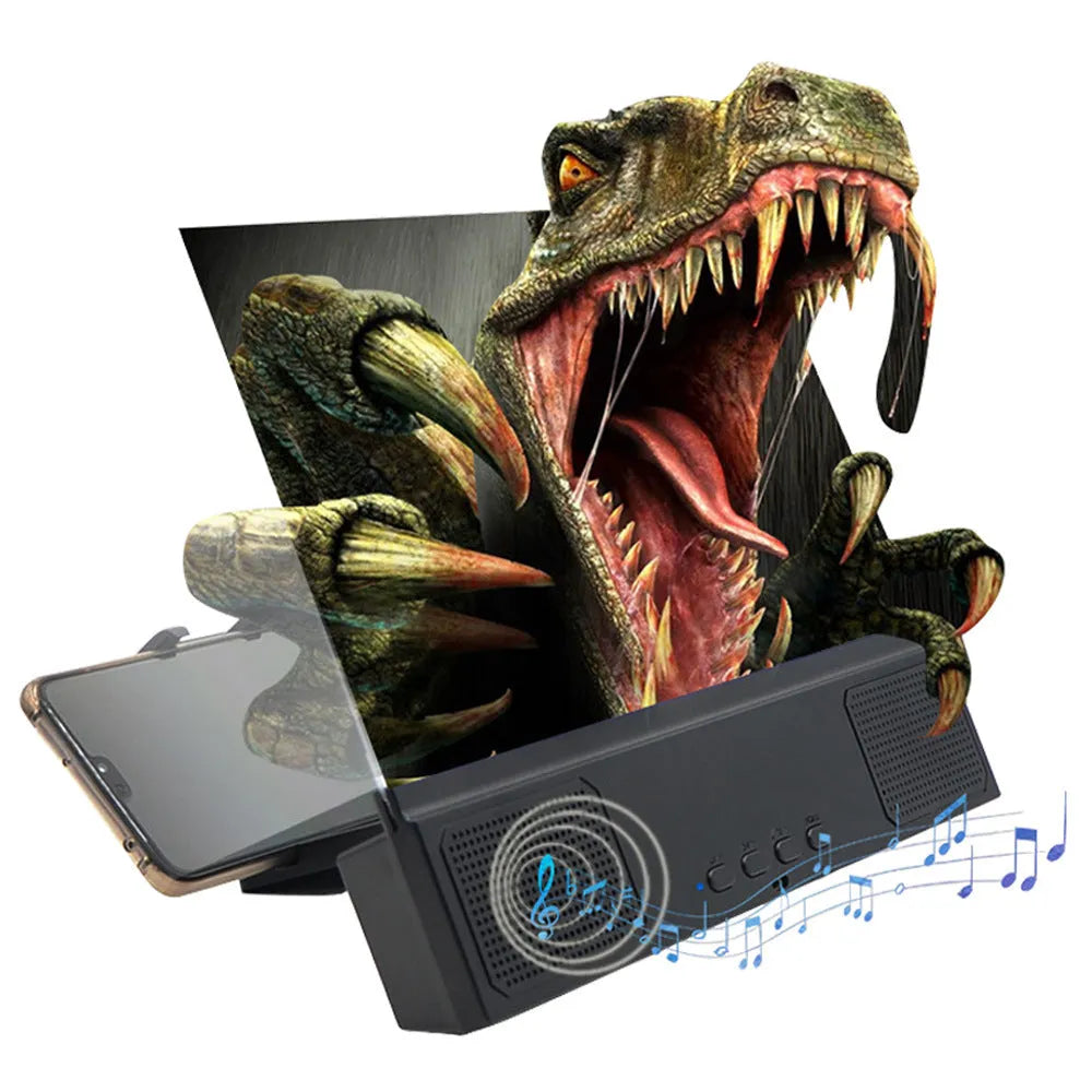 L2 model mobile phone screen amplifier with 12-inch acrylic lens and ABS housing