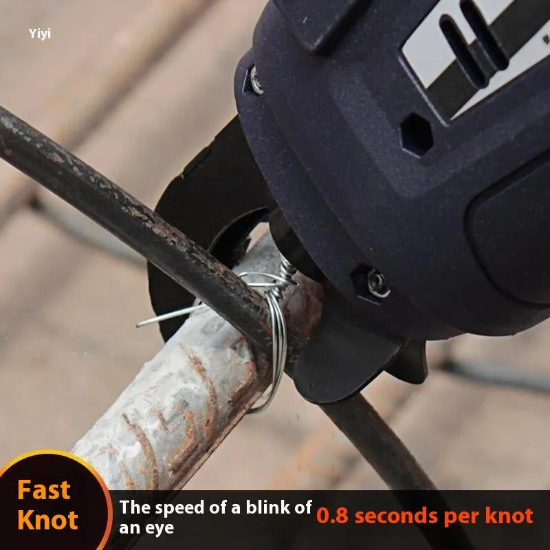 Fully automatic electric steel bar tying machine with battery and charger