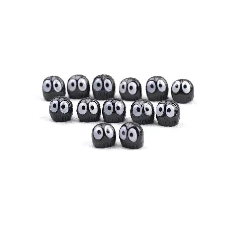 Resin car dashboard decoration with cartoon briquette design and traceless mounting tape