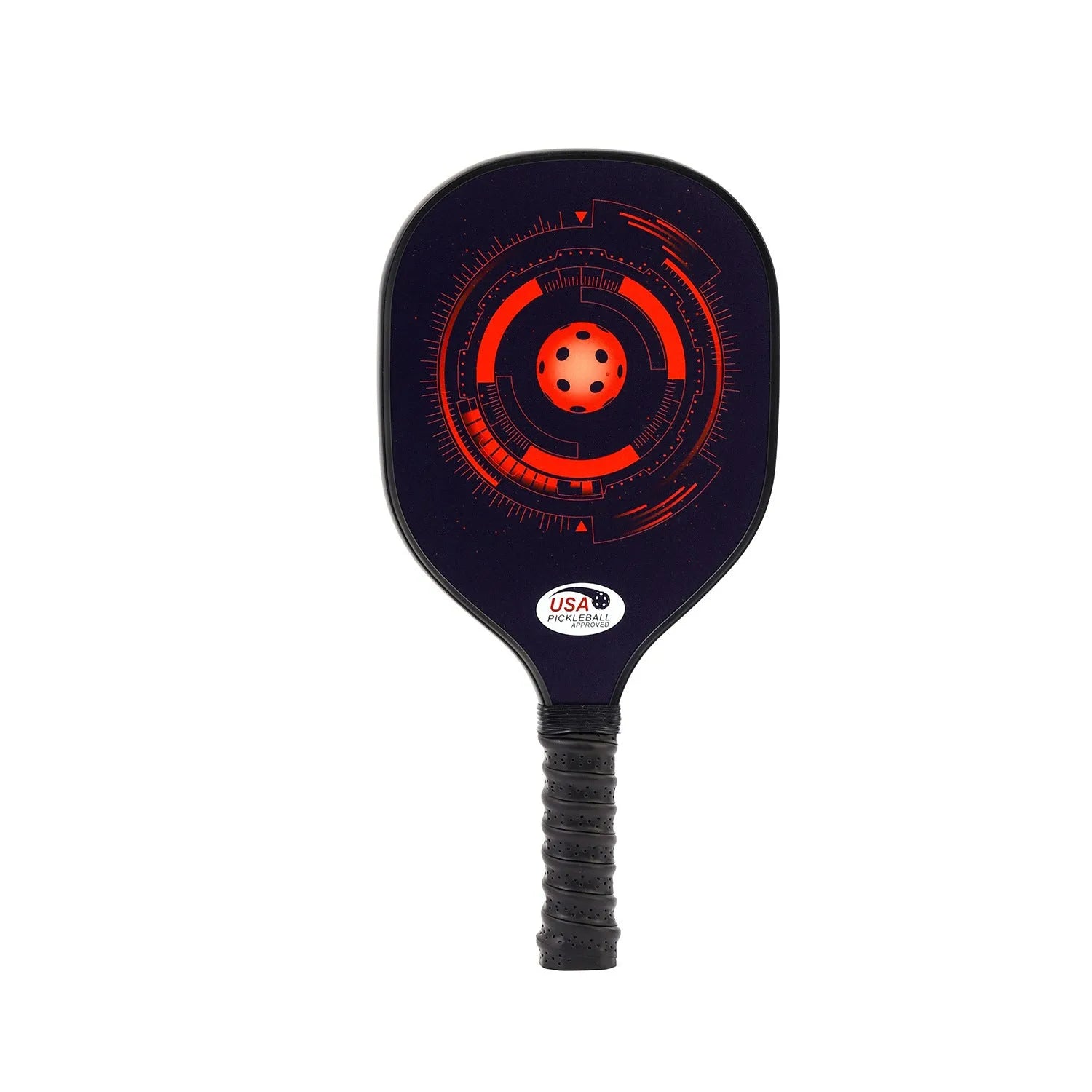 Poplar Peak wooden sports racket for table tennis and pickleball training, shown with model number options.