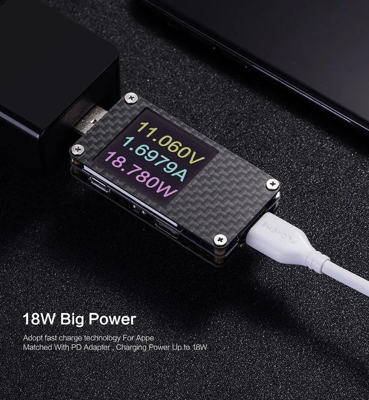 White nylon-braided USB-C to Lightning cable measuring 1 metre with aluminium connectors