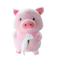 Cartoon lamb plush car tissue box for automobile and household interior decoration