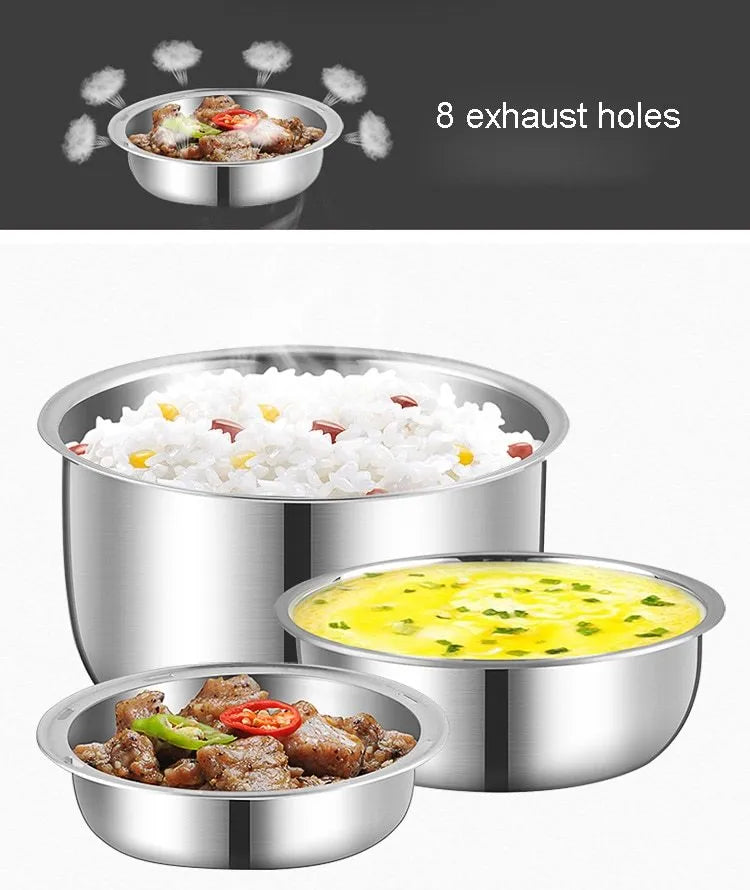 USB-powered electric food warmer lunch box with 190mm cube dimensions and dual capacity options