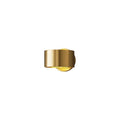 Modern copper wall lamp in gold finish with simple design for living room accent lighting