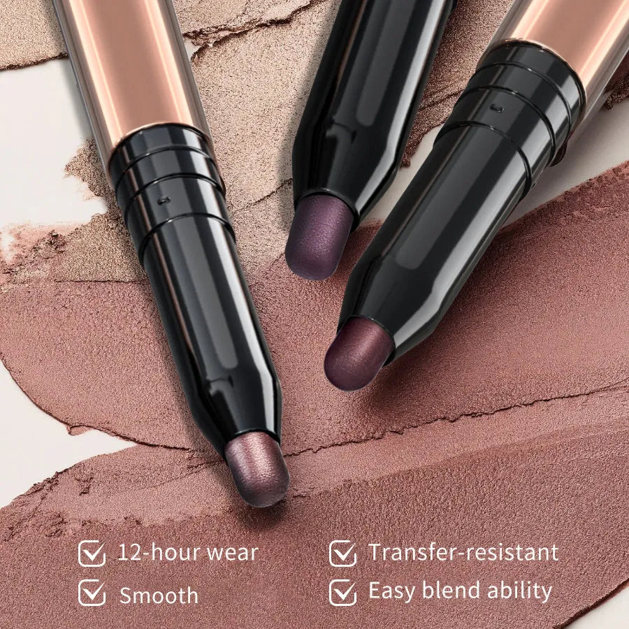 PHOFAY Eyeshadow Stick with built-in smudger, 0.6g net weight, waterproof formula