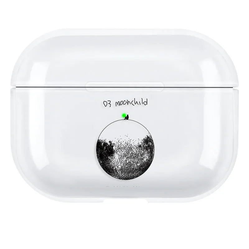 PC material protective shell case for AirPods Pro 3 compatible earphones in solid colour