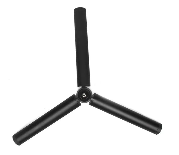 Black aluminium alloy mobile phone PTZ handheld stabiliser tripod for Apple iPhone compatibility