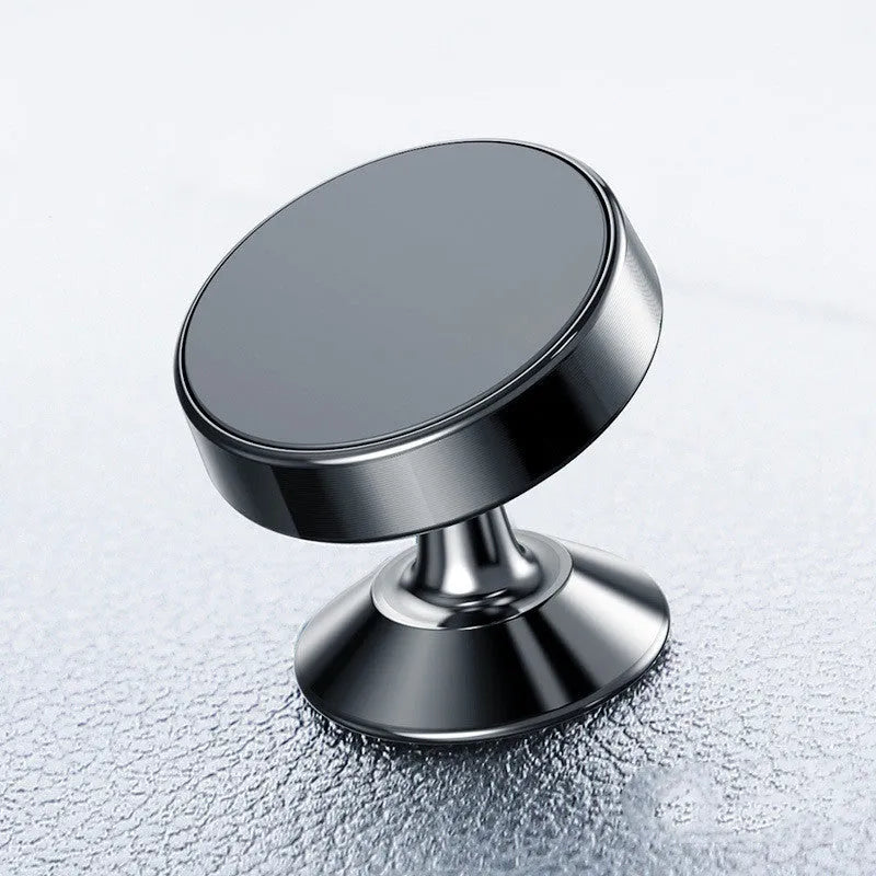 Aluminium magnetic car phone holder in Black, Gold or Silver with CD texture finish