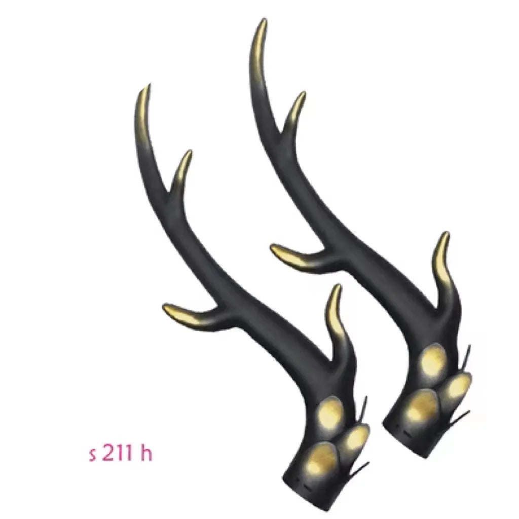 Resin dragon horn helmet decorations for motorcycle and scooter customisation in multiple colours