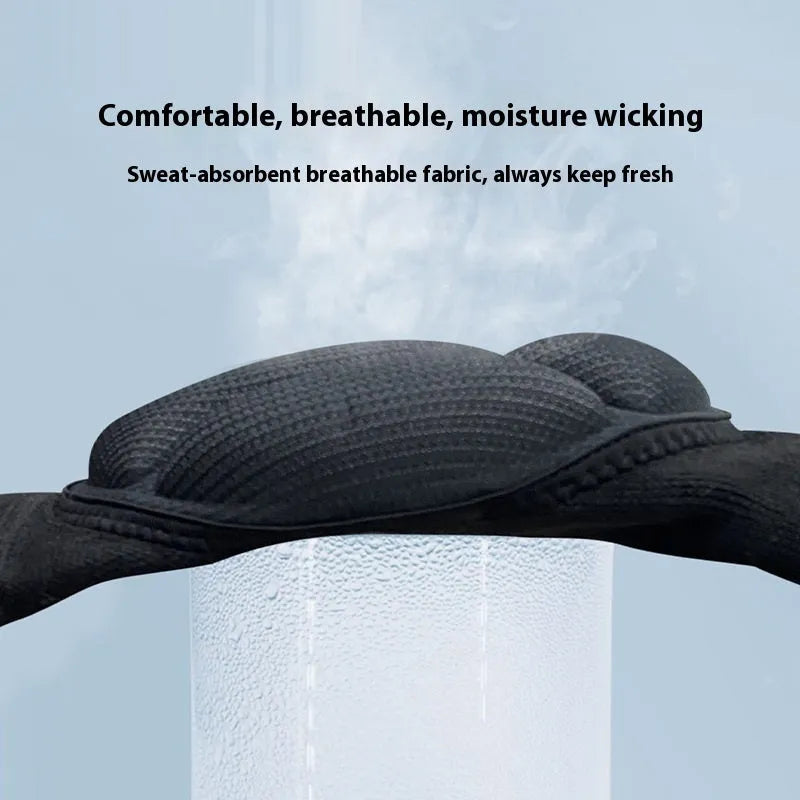 Black and blue thick sponge dance kneepad showing knee protection design for multiple sports