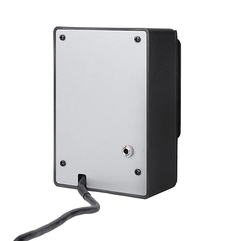 Cherub GT-6 black acoustic guitar hole-mount pickup with EQ knobs and effects controls.