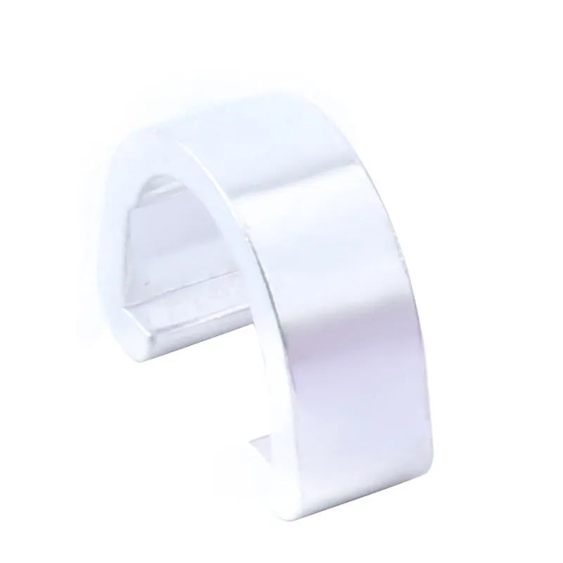 Aluminium alloy C buckle hardware component in eight colour options measuring 10.2×13×5mm
