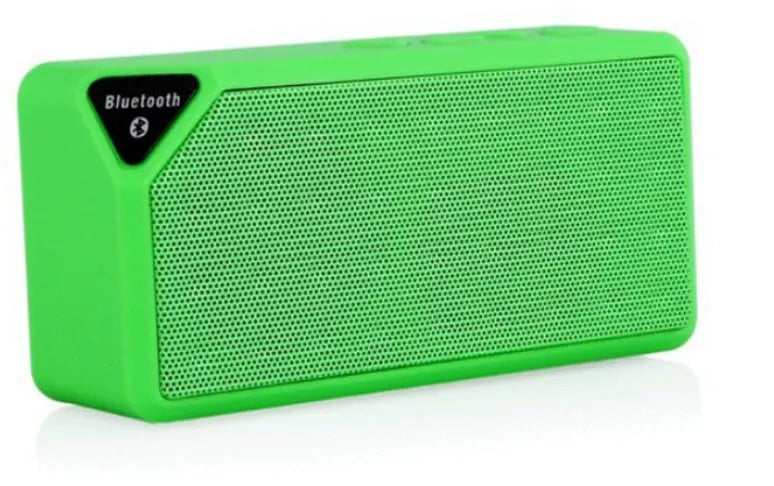 Cannon X3 cube-shaped wireless Bluetooth speaker in five colour options with portable design for outdoor audio