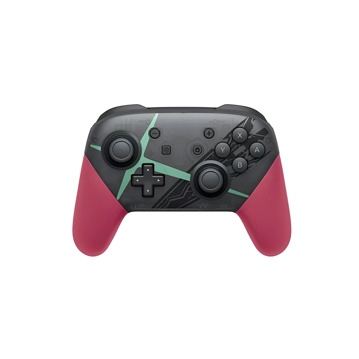 Wireless Bluetooth vibrating gamepad in black, white, red or green colour.