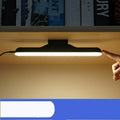 Modern plastic LED desk lamp with touch control and rechargeable battery