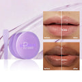 Lip balm exfoliating treatment mask with plastic scraper tool in box packaging