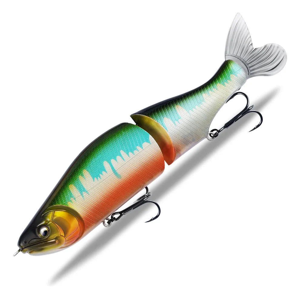 185mm soft plastic swimming fishing bait for bass tossing technique in multiple colours