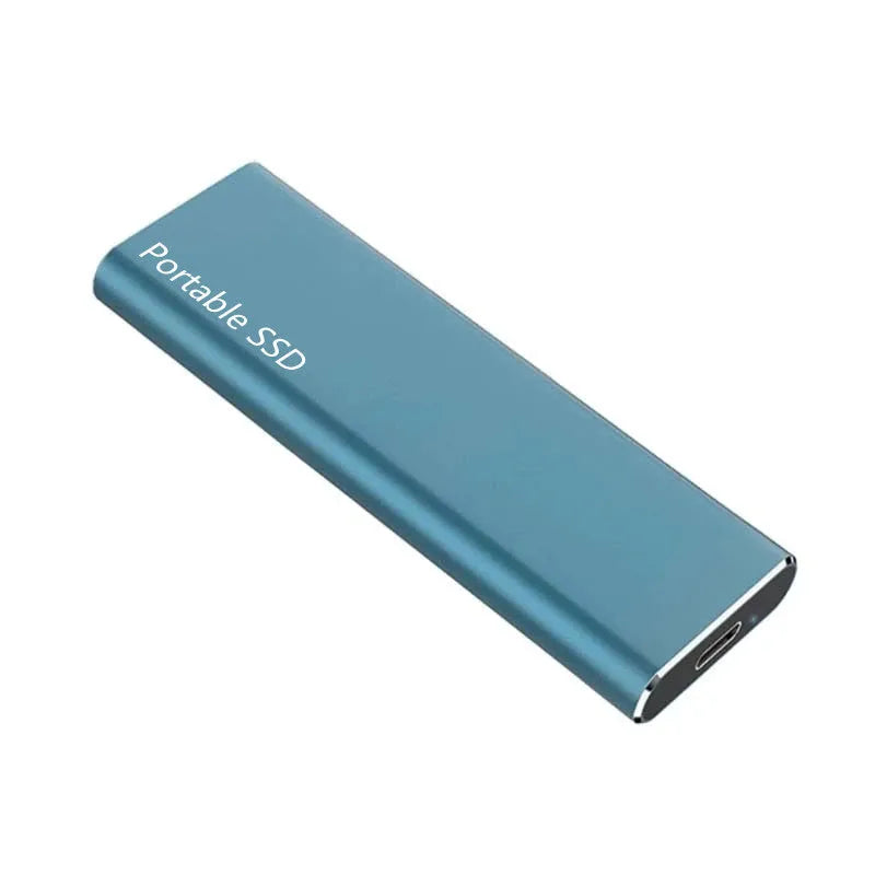 Red interface, ultra-thin metal 10TB mobile solid state drive for portable storage