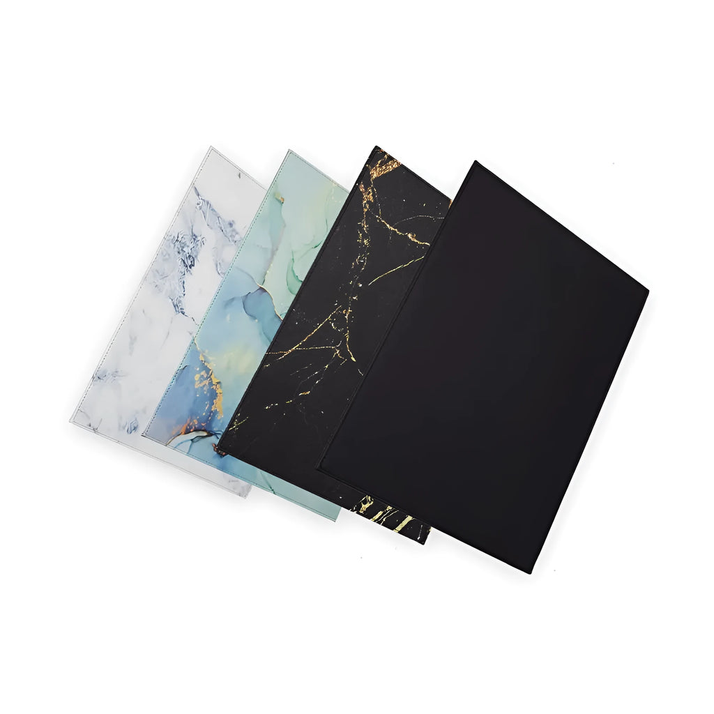 Heat-insulating anti-radiation tablet printing pad in black, black gold, blue, and green colour options