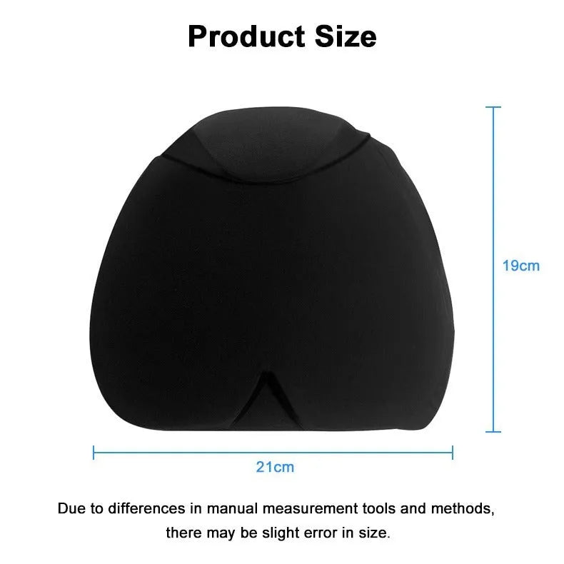 Solid colour cold compress cap in black, pink, or dark blue for headache relief