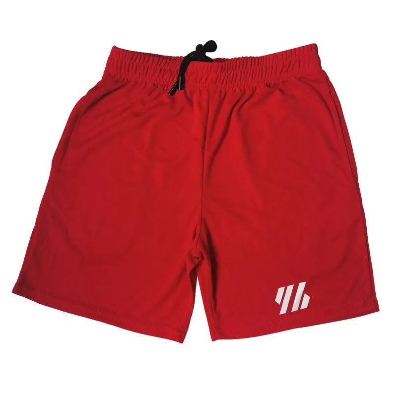Loose fit metal silk fabric sports shorts in army green colour for summer running.