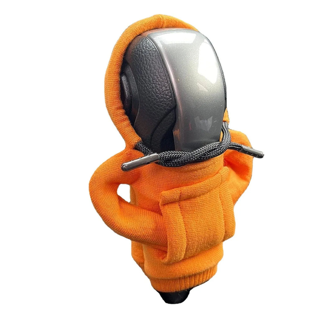 Cloth gear shift knob cover in multiple colours for car interior protection