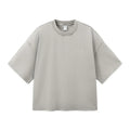 Men's washed-out vintage cotton T-shirt in loose fit with drop-shoulder sleeves