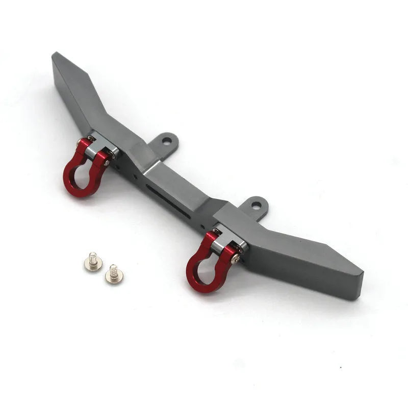 Grey alloy RC car metal accessories with black tyres for military card model remote control vehicles