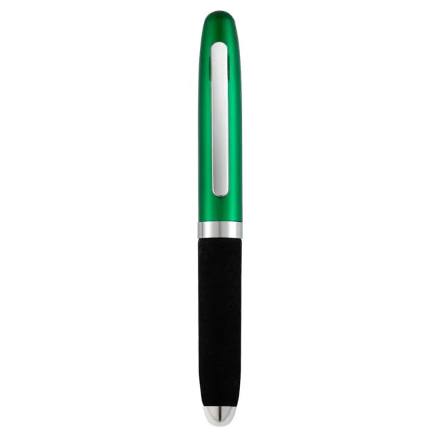 EVA metal cap mini ballpoint pen showing compact size and metal construction