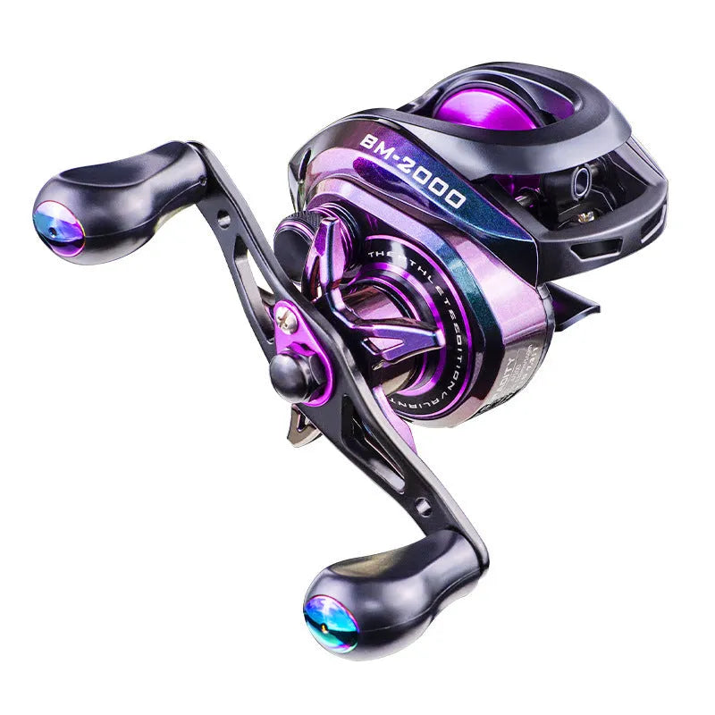 BM2000 fishing wheel with water drop design and magnetic brake system