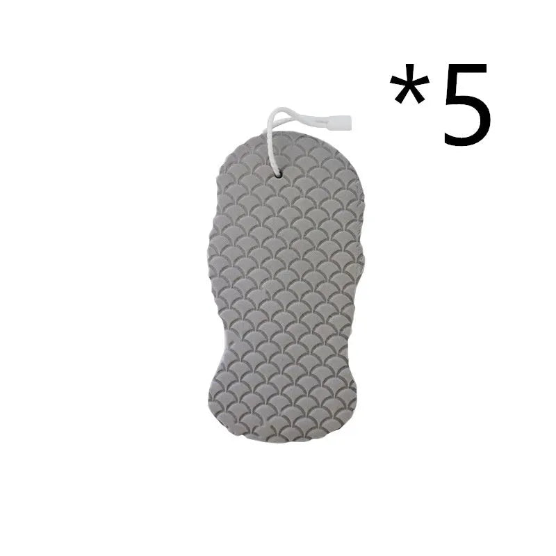 White 3D bath ball with fish scale pattern for body exfoliation