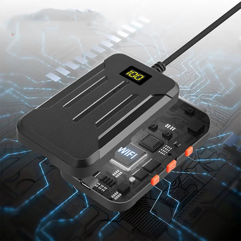 F300 wireless dual lens endoscope with 5.5mm and 8mm waterproof probes for inspection