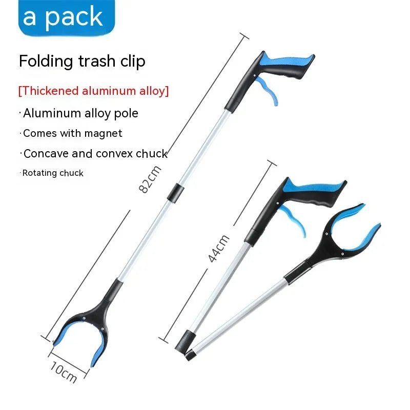 Trash folder artifact sewer pliers in plastic and aluminium alloy with six colour options