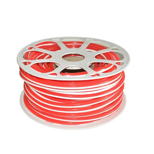 Flexible silicone split neon light bar showing 8mm width and neon colour options