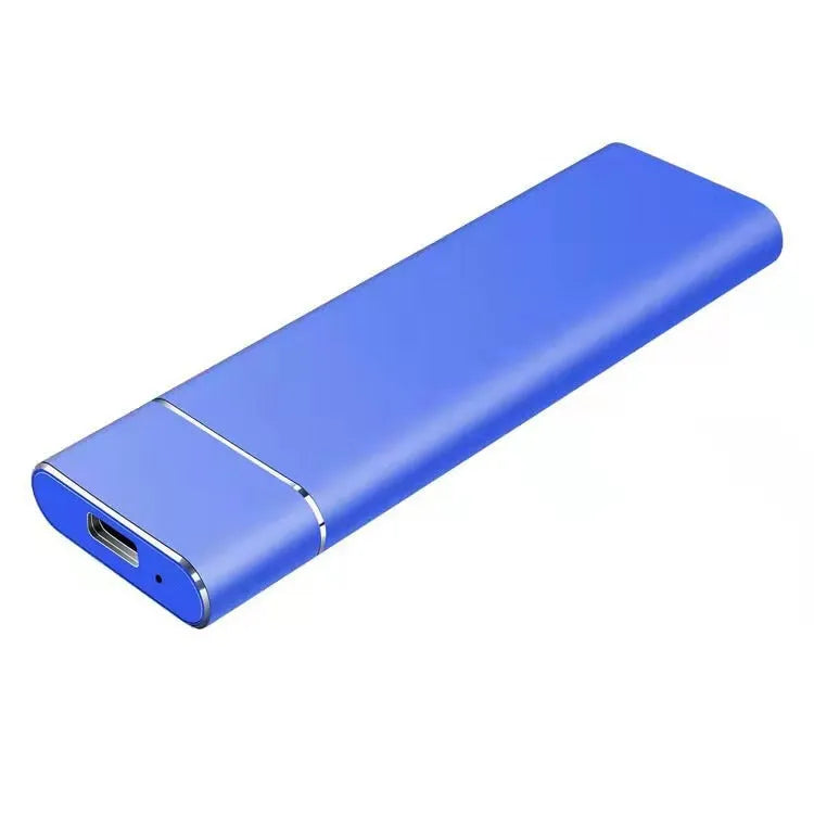 High-speed 6TB SSD mobile hard disk with metal shell in black, blue, orange, red, or silver colours.