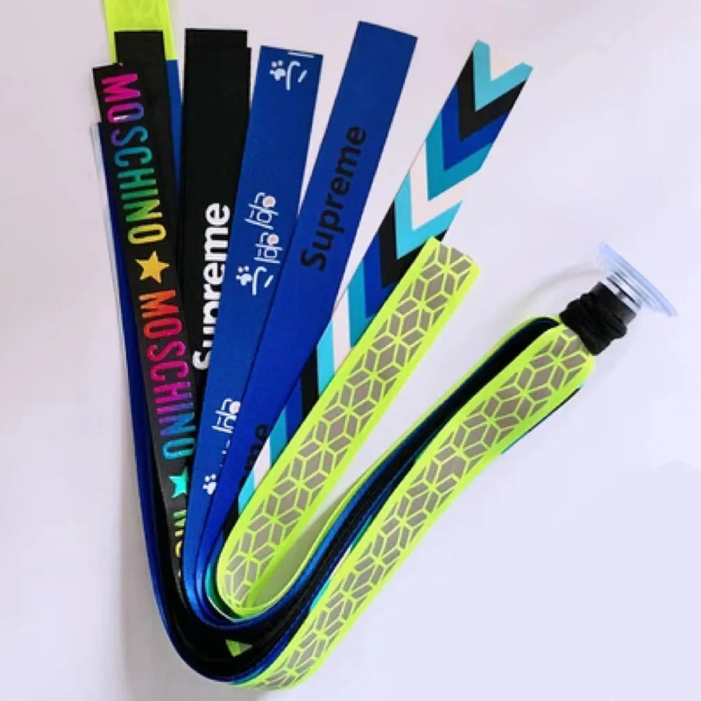 Children's helmet decorative streamer accessory in multiple colour choices for roller skating and biking