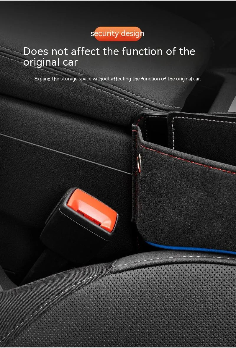 PU leather car seat storage organiser box in multiple colour options