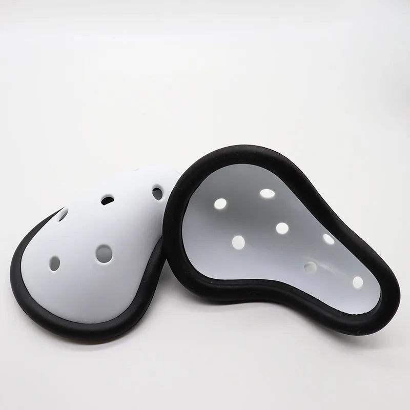 Rubber sports genital protector for martial arts and contact sports like Sanda and rugby.